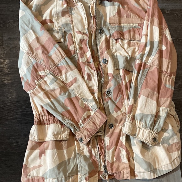 Free People Camo Utility Jacket US L - Picture 4 of 9